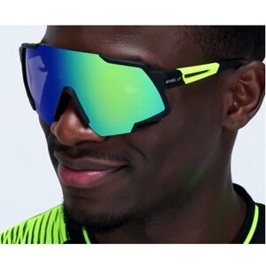 Cycling Sunglasses Polarized Sports‎ Greend Mirror Reflective Men Lentes Gafas